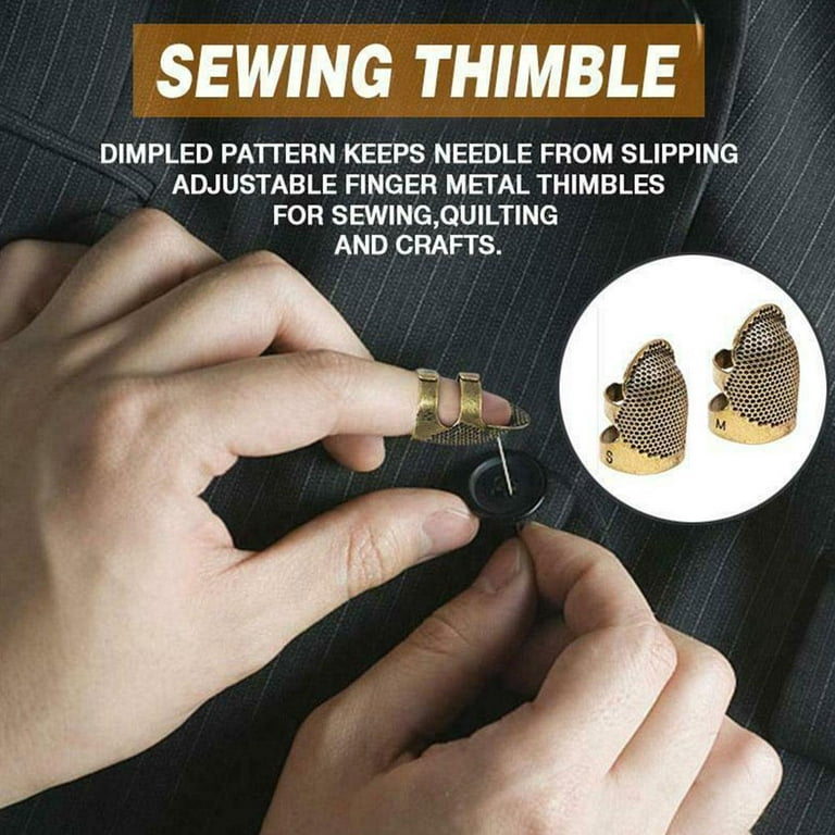 4 Sets Of Sewing Thimble Finger Finger Protectors Crafts Sewing Thimble