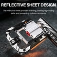 thumbnail image 3 of BUCKLOS Folding Bike Pedals 9/16" Cr‑Mo Steel Axle, 4 Sealed Bearings Aluminum Alloy Flat Platform Pedals with Anti‑Slip Pins & Reflectors, Dust‑Water Resistant for Folding Bikes, Road Bikes, BMX, 3 of 10