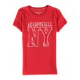 thumbnail image 1 of Camiseta gráfica Aeropostale para mujer Weathered NY roja extragrande, 1 of 2