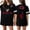 Black, variant on Soccer Jersey Women's V-Neck USA 250th Anniversary Football 1776-2026 Quarter-Millennial Patriotic T-Shirt