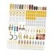 thumbnail image 2 of 184x accesorios para el cabello de cabello colgantes para el cabello, suministros decoración de la fiesta para mujeres, joyas para el cabello, cuentas, 2 of 8