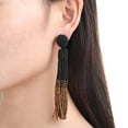 thumbnail image 2 of Seedbead Tassel Earring, 2 of 2