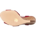 thumbnail image 6 of Womens Nine West Kami Ankle-Strap Wedge Sandals, Red Leather, 6 of 6
