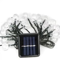 thumbnail image 5 of Paquete de 200 luces LED de 72 pies con forma de globo de cristal para exteriores, luces solares impermeables para exteriores con 8 modos de iluminación, luces solares para jardín, árbol, pa, 5 of 5