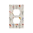 thumbnail image 3 of Switch Panel Switch Decoration 2.76x4.53x0.28 Inches Duplex Outlets Switch Plate Wall Plates Living Room Kitchen Bedroom Study Switches Cartoon Flower Variety, 3 of 8