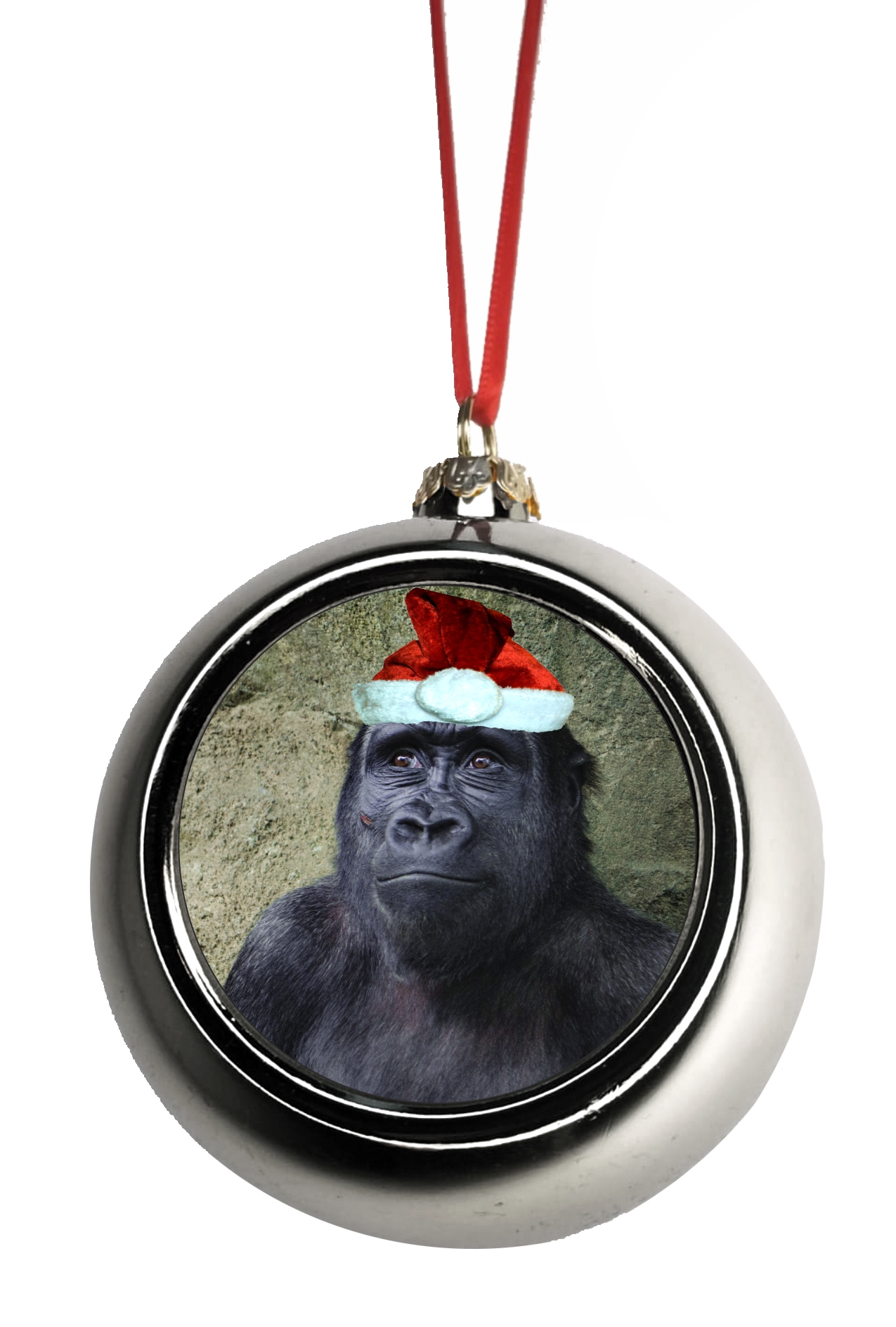 Gorilla Christmas Ornament 