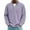 Mens Hoodies & Sweatshirts Purple, variant on S-5X Plus Size Corduroy-Sweatshirts for Men Big & Tall Long Sleeve Shirts with Zipper Mock Neck Solid Color Pullover Going-Out Work Sweatshirt Tops
