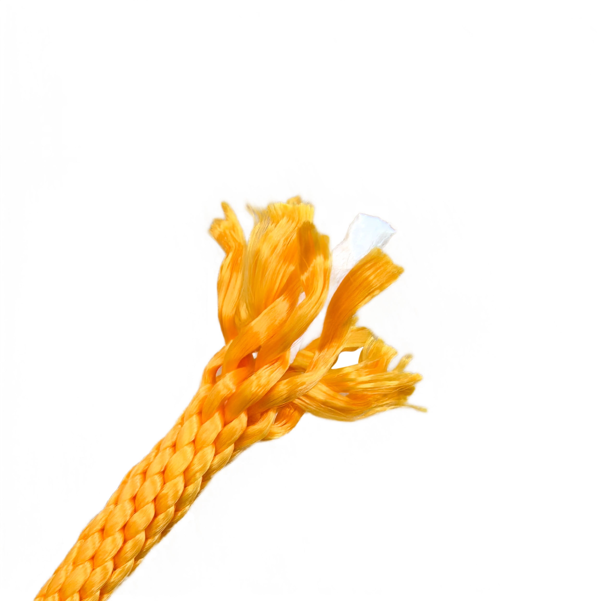 Hyper Tough 1/2 inch x 75 feet Orange Polypropylene Solid-Braid Rope