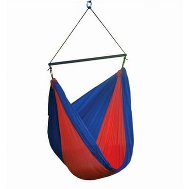 Algoma Net GO2 Traveler Portable Camping Chair, Blue & Orange