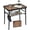 Wood Grain, variant on Small Folding Camping Table, 2ft Portable Picnic Table Aluminum 24" x 16" Folding Table, 3 Adjustable Heights Portable Lightweight Table Dining Table for RV, Picnic, Beach (White)