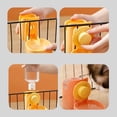 thumbnail image 6 of Hanging Pet Water Dispenser for Cage Automatic Gravity Water Bottle for Dogs Cats Small Animals No Drip Daisy Design Hydration Station for Wire Crate Kennel Pink, 6 of 7