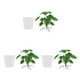thumbnail image 5 of Matsuzay Planta Falsa Hogar Con Hojas Artificiales De Monstera Deliciosa Planta Artificial De Bajo Mantenimiento Lavabo Blanco/Monstera Type1 NO1, 5 of 6