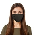 thumbnail image 2 of DALIX 3 Pack Premium Cotton Mask Reuseable Washable in Black Made in USA, 2 of 4