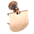thumbnail image 1 of Wall Mounted European Style Toilet Rolled Paper Holder Tissue Paper Dispenser(Rose Golden), 1 of 8