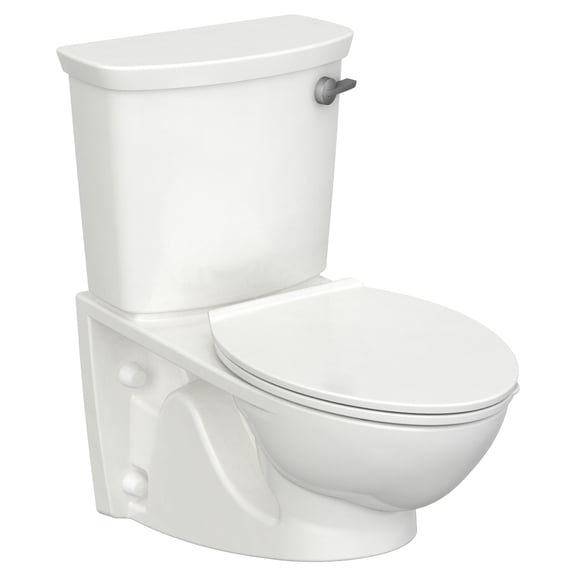 American Standard Glenwall VorMax Wall-Hung 2-Piece 1.28 GPF Single Flush Elongated Toilet with Right Hand Trip Lever in White