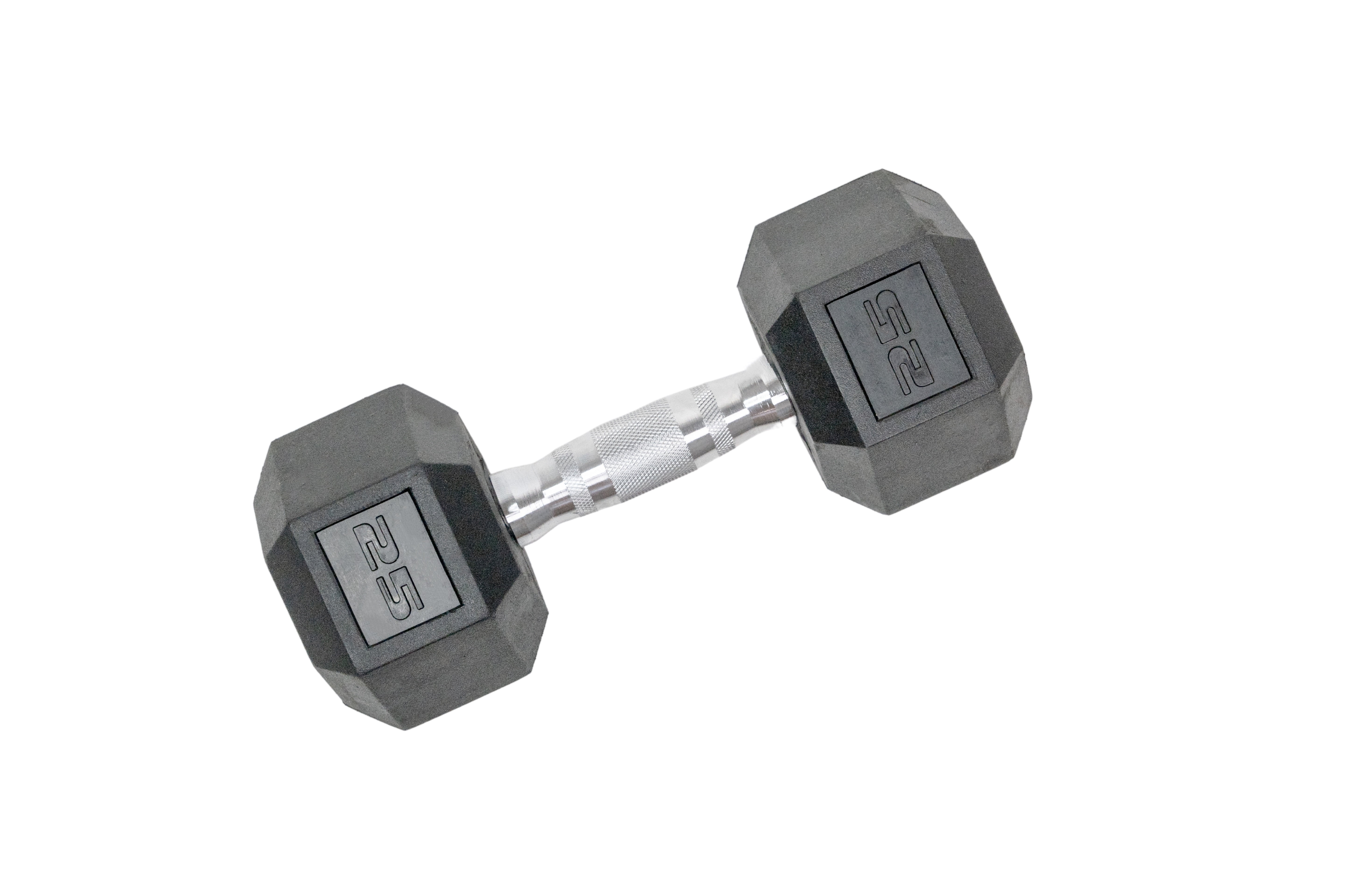 Hexagonal Shape Featuring Ergonomic Chrome-Plated Handles and Durable Hex Rubber Heads Solid Cast-Iron Core Tru Grit Fitness Rubber Hex Dumbbells 