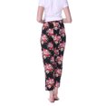 thumbnail image 6 of Mr & Mrs Right Women’s Floral Printed Lounge Pants,Comfortable Long Pajama Pants ,Sleepwear,Black ,M, 6 of 6