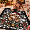Black Background Cow DIY Coloring Blanket Kids Hand Drawing Color In ...