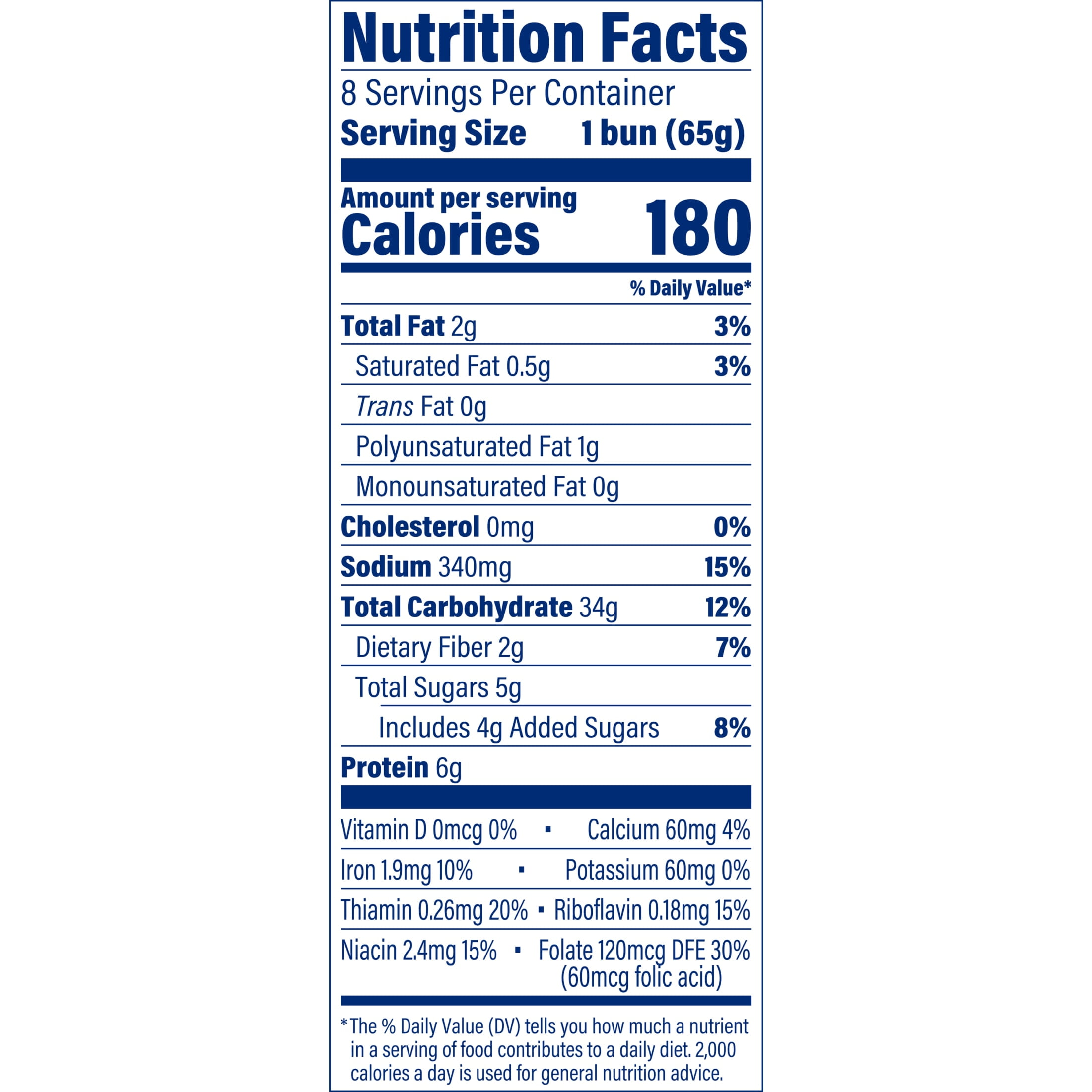 Mrs Baird's Large Hamburger Buns, 8 count, 18.25 oz
