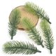 thumbnail image 1 of Aguja de pino de Navidad Artificial, 100 Uds., decoración de árbol navideño, 1 of 8