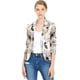 thumbnail image 1 of Chaqueta abierta Allegra K Beige Púrpura-Floral XL, 1 of 6