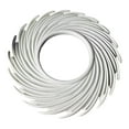 thumbnail image 2 of Round Makeup Mirror Bathroom Vanity Mirror Decorative Circle Mirror Wall Mounted White, 2 of 7