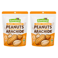 thumbnail image 1 of Everland Organic Raw Blanched Peanuts, 2-Pack, 400g Each, High Protein Nuts, 1 of 2