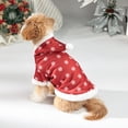 thumbnail image 1 of Ganfancp Perro Ropa Navidad Holiday Algodón Abrigo con Capucha Dos Patas Invierno Plus Terciopelo Grueso Clásico Ofertas Flash Liquidación 1* Ropa, 1 of 7