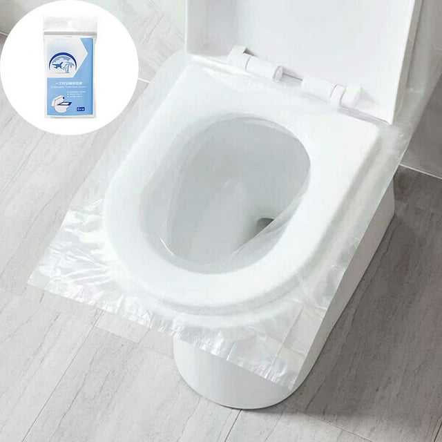 Agiferg Toilet Disposable Sticker Toilet Seat Cover Business Travel Stool 6PCS