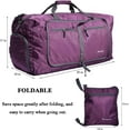 Woogwin Travel Duffel Bag Large Foldable Waterproof Overnight Bag for