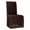 Brown, variant on Pebbuoy Chair Cover Wear Resistant Super Soft Non-Fading Solid Color Banquet Chair Slipcover Stretch Wedding Chair Protector
