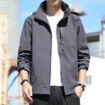 thumbnail image 3 of Abrigo de carga fina a prueba de viento y lluvia para hombre y mujer, chaqueta básica de primavera y otoño, prendas de vestir exteriores impermeables, trajes, ropa de moda nueva, 3 of 5