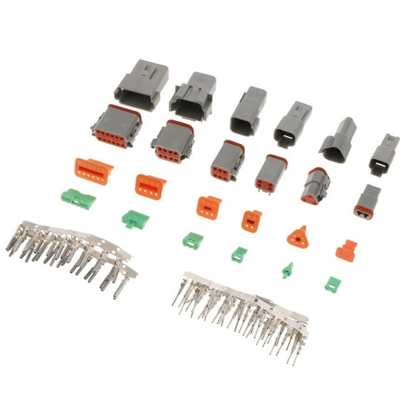 2 3 4 6 8 12 Pin Deutsch Connector Plug Receptacle IP67 22-16 AWG Wedge Lock