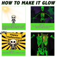 thumbnail image 6 of Hotiary Children's Glow in the Dark Holiday Outfits Hooded Jumpsuit Bodysuit + Gloves Set, Size 3-10 Years, 6 of 7