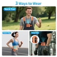thumbnail image 3 of FDDAI Portable Waist Fan Rechargeable: 1-100 Levels Personal Cooling Fan with Flashlight, Long 36H Runtime, Hands-Free Belt Clip Fan - Outdoor Work, Travel, Camping, Gifts for Men and Women, 3 of 7