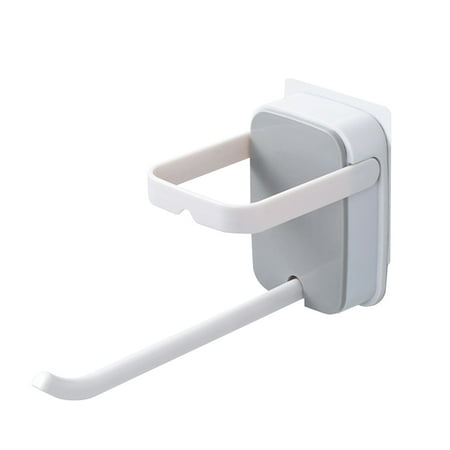 

Hanger Wall Mounted Self Adhesive Storage Hook Foldable Plastic Clothes Rack Organizer Gray