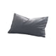 thumbnail image 2 of Funda de almohada al estilo japonés | Poliéster lavado color sólido | Funda de ropa de cama suave, transpirable y elegante | No impresión | Opciones de Azul Oscuro Azul Cielo Gris | 74x48cm | 1, 2 of 6