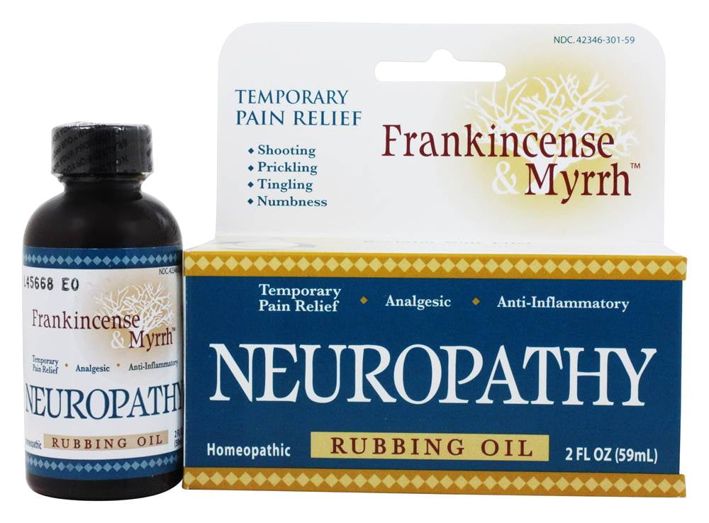 Frankincense And Myrrh Neuropathy Pain Relief Homeopathic Rubbing Oil