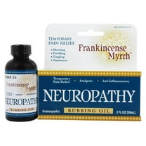 Frankincense And Myrrh Neuropathy Pain Relief Homeopathic Rubbing Oil, 2 Oz