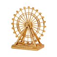 thumbnail image 1 of Abbracc Statue de Roue Rotative Sculpture Moderne pour Étagère de Meuble TV de Table Doré, 1 of 9