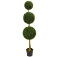 thumbnail image 1 of Nearly Natural 5518 5.5 ft. Triple Ball Boxwood Artificial Topiary Tree UV Resistant, 1 of 1