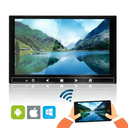 9 Car Headrest Monitor Airplay Wifi Display Miracast Screen Mini Tv Computer Mirroring Android Ios Mobile Phone Mirror Link