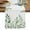 Sage Green White, variant on Eucalyptus Leaves Table Runner, Sage Green Spring Botanical Rustic Washable Cotton Linen Table Runners 48 Inches Long, Dresser Scarf Runner for Nightstand/Coffee/End Tables 13''x48''