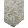 thumbnail image 3 of 2' X 3' Gray And Taupe Abstract Hand Woven Area Rug, 3 of 9