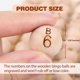 thumbnail image 2 of Bolas de bingo GSE Games & Sports Expert de repuesto de madera, 2 of 6