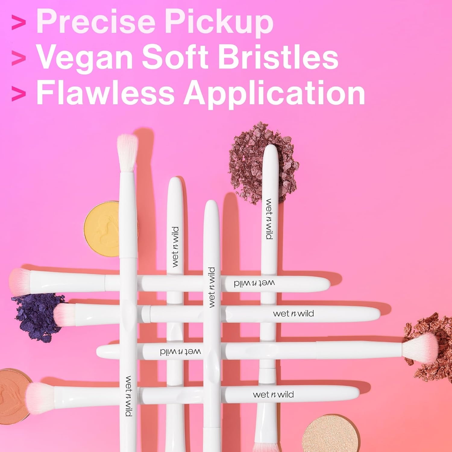 (6 pack) wet n wild Essential Cosmetic Brush - Crease Blending, Eyeshadow Application