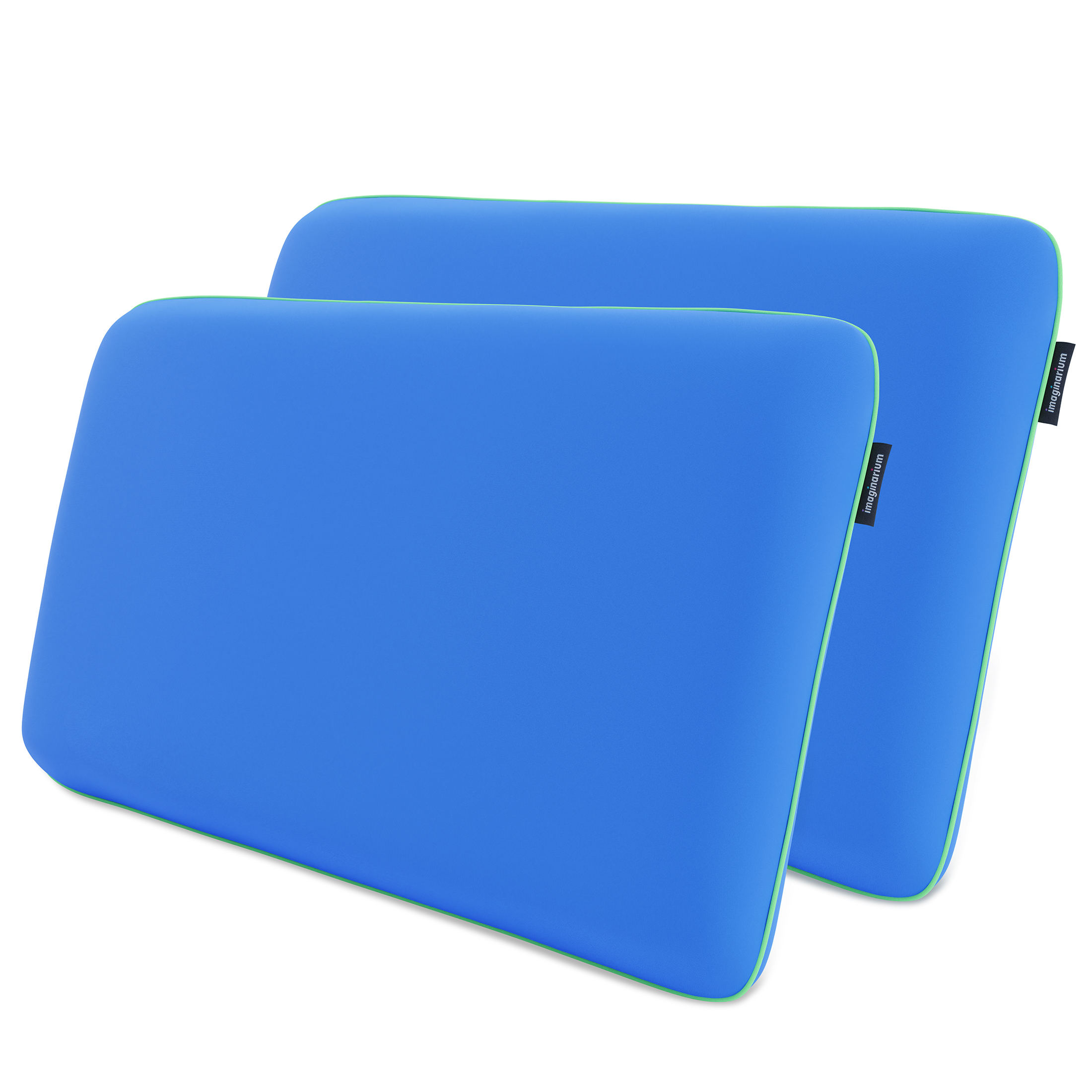 Imaginarium Big Memory Foam Queen Fun Pillow with Cool-to-the-Touch Cover, 18" x 28", Cosmic Blue