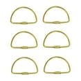 thumbnail image 4 of kusrkot 5X 6 Pieces Small Screw Lock Keychain Key Holder Hanging Buckle 2 inch D Shaped, 4 of 9