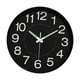 thumbnail image 4 of Reloj Fosforescente, Números Luminosos, Silencioso, Moderno, Decorativo, Colgante, para Estilo A, 4 of 9