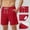 Red, variant on Mens Swim Trunks Board Shorts 9 Inch Bathing Suit Swimwear Quick Dry Beach Short with Pocket Green M